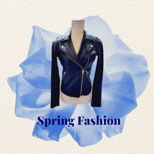 Madewell Real Leather Moto Jacket XXS
